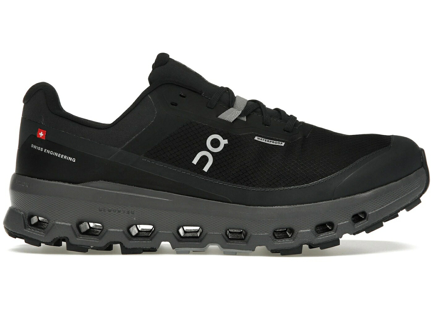 オン 黒いこと 黒いこと スニーカー メンズ ON RUNNING CLOUDVISTA 2 WATERPROOF BLACK ECLIPSE / BLACK ECLIPSE 靴-メンズ靴