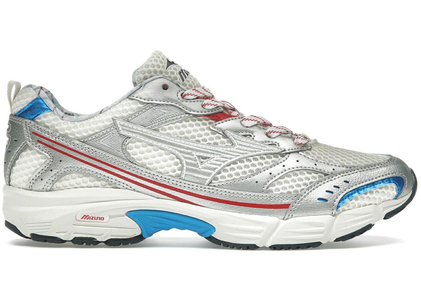 ミズノ ハイ 赤 レッド 青色 ブルー スニーカー メンズ MIZUNO MXR OSAKA PACK / PRISTINE HIGH RISK RED BLUE PACE|スニケス