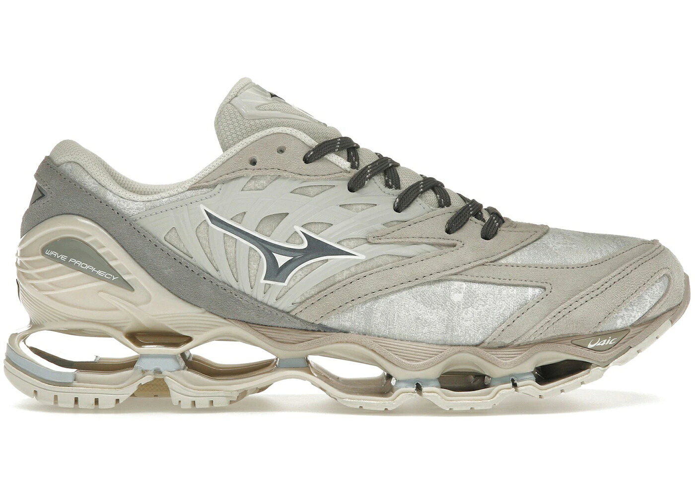ミズノ 縮くれる ウェイブ プロフェシー しろがね色 しろがね色 スニーカー メンズ MIZUNO WAVE PROPHECY LS MIMETICS PACK NIMBUS CLOUD / NIMBUS CLOUD MAGNET SILVER CLOUD