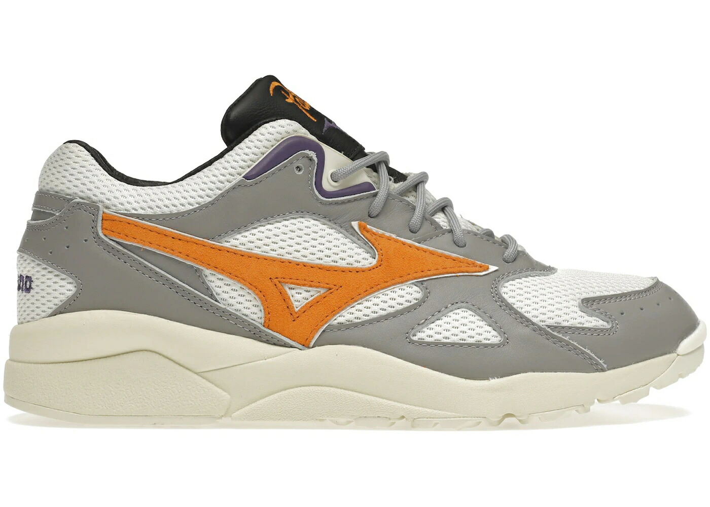 ミズノ スカイ 白色 ホワイト 灰色 グレー 橙 オレンジ スニーカー メンズ MIZUNO SKY MEDAL PATTA / WHITE GREY ORANGE