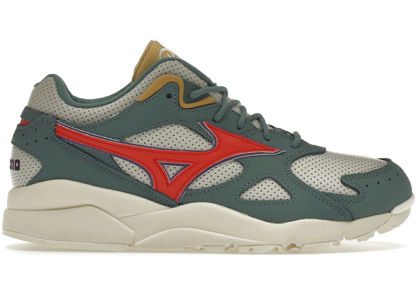 ミズノ スカイ アイボリー 赤 レッド 緑 グリーン スニーカー メンズ MIZUNO SKY MEDAL PATTA IVORY RED GREEN / IVORY RED GREEN
