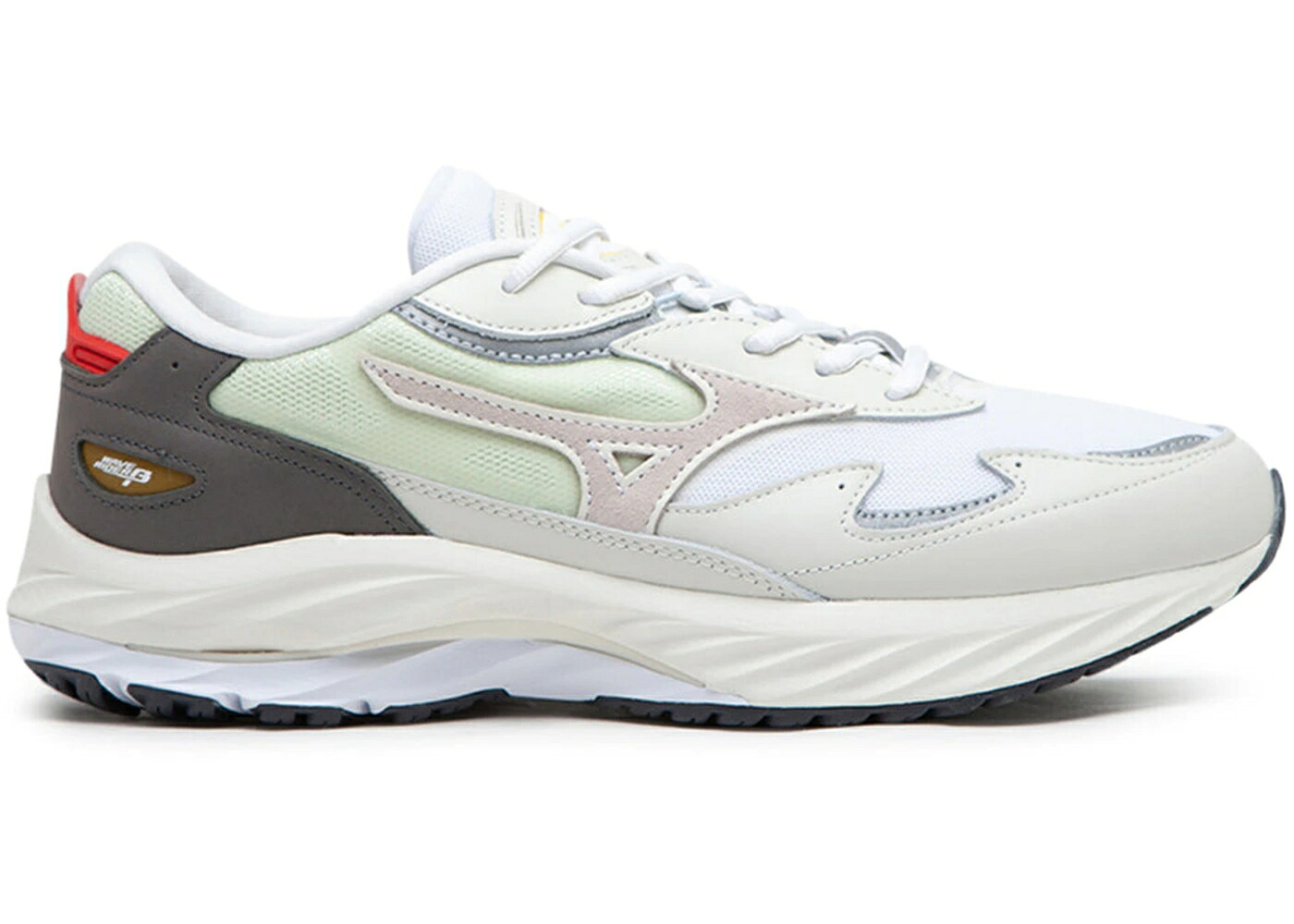 ミズノ ウェーブ ウェイブ 白色 ホワイト 銀色 シルバー スニーカー メンズ MIZUNO MIZUNI WAVE RIDER BETA WHITE SILVER CLOUD SUNSTRUCK / WHITE SILVER CLOUD SUNSTRUCK|スニケス