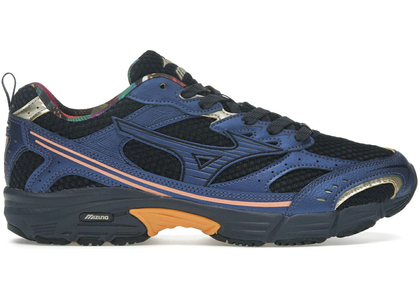 ミズノ 黒いこと 黒いこと 橙 オレンジ色 スニーカー メンズ MIZUNO MXR OSAKA PACK BLACK / BLACK BLACK CADMIUM ORANGE