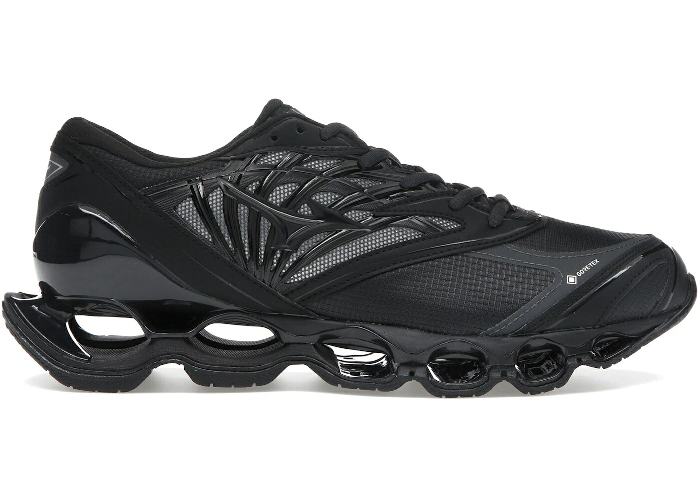 ミズノ 縮くれる ウェイブ プロフェシー ゴアテックス 黒いこと 黒いこと 砂色 真砂 スニーカー メンズ MIZUNO WAVE PROPHECY LS GORE-TEX BLACK SAND / BLACK SAND BLACK