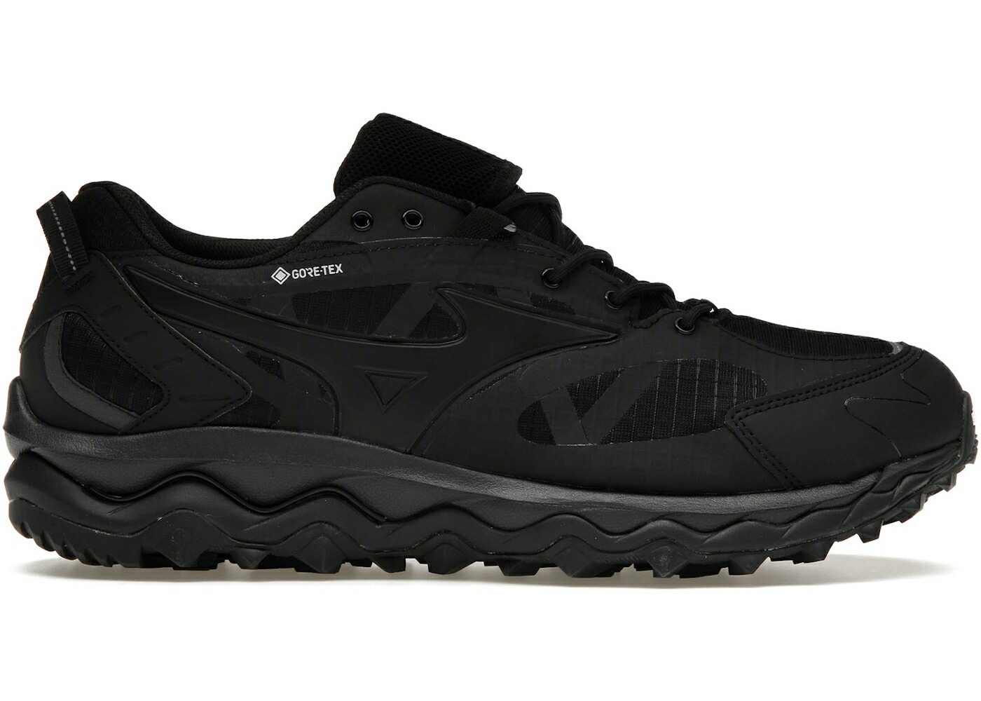 ミズノ 縮くれる ウェイブ ゴアテックス 黒いこと 黒いこと スニーカー メンズ MIZUNO WAVE MUJIN TL GORE-TEX TRIPLE BLACK / BLACK BLACK BLACK