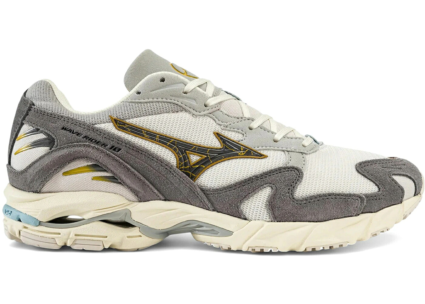 ミズノ ウェーブ ウェイブ 黒色 ブラック スニーカー メンズ MIZUNO WAVE RIDER 10 NIMBUS CLOUD BLACK OYSTER / NIMBUS CLOUD BLACK OYSTER QUIET|スニケス