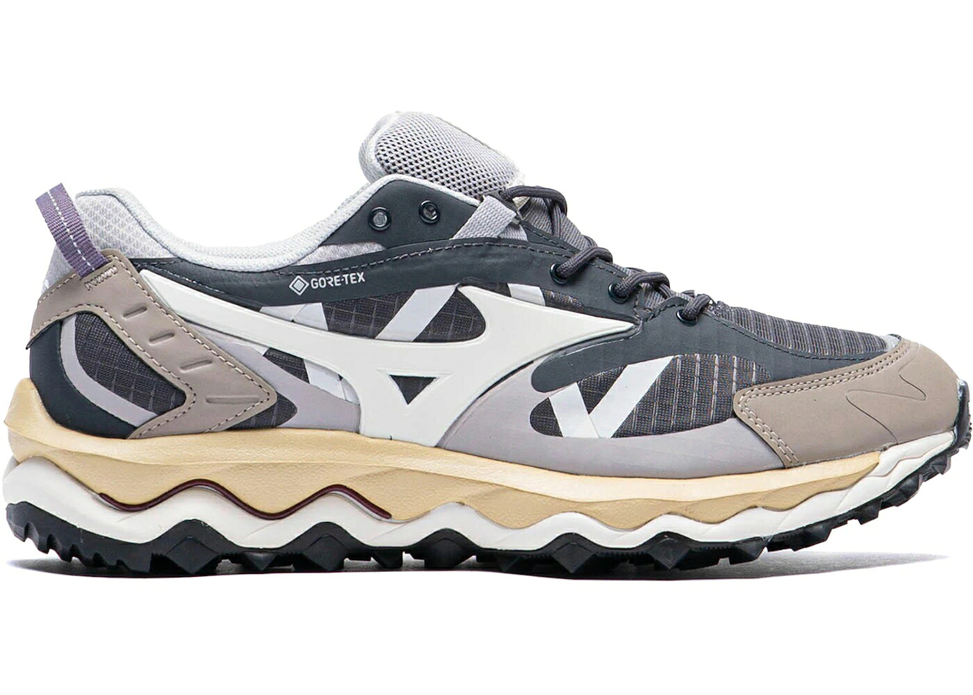 ミズノ 縮くれる ウェイブ ゴアテックス カーキ ビンテージ ヴィンテージ スニーカー メンズ MIZUNO WAVE MUJIN TL GORE-TEX EBONY KHAKI / EBONY PRISTINE VINTAGE KHAKI