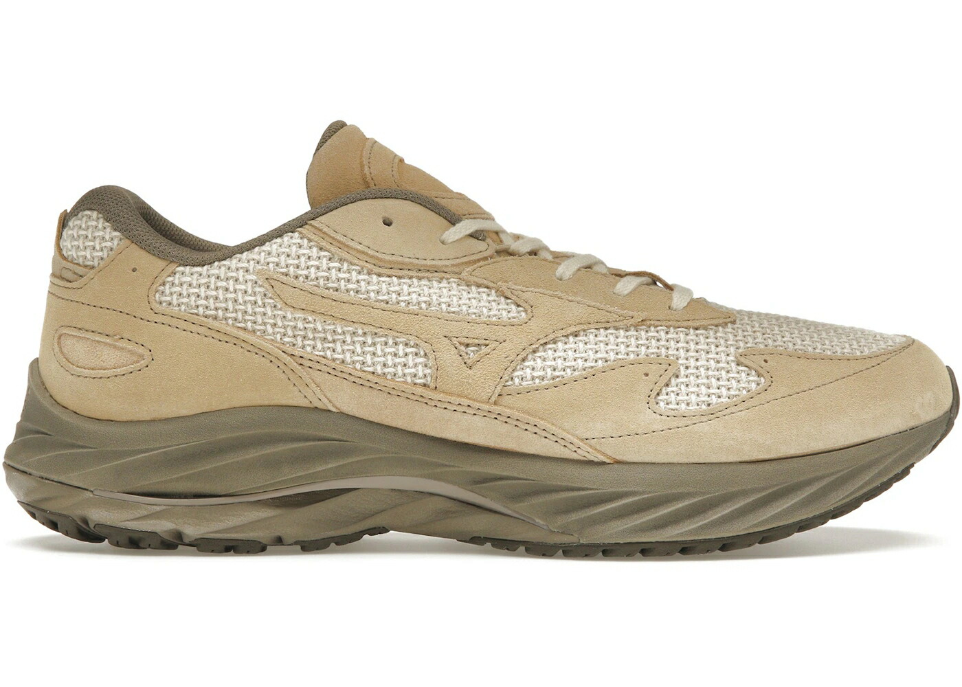 ミズノ 縮くれる ウェイブ ベージュ 赤銅色 赤銅色 スニーカー メンズ MIZUNO WAVE RIDER B BEAMS BESPOKE BEIGE / BEIGE BROWN