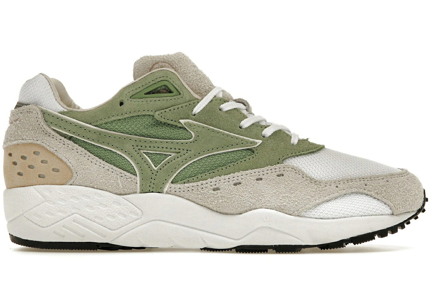 ミズノ 白色 ホワイト 灰色 グレー 緑 グリーン スニーカー メンズ MIZUNO CONTENDER HIKMET SUGOER / WHITE GREY GREEN|スニケス