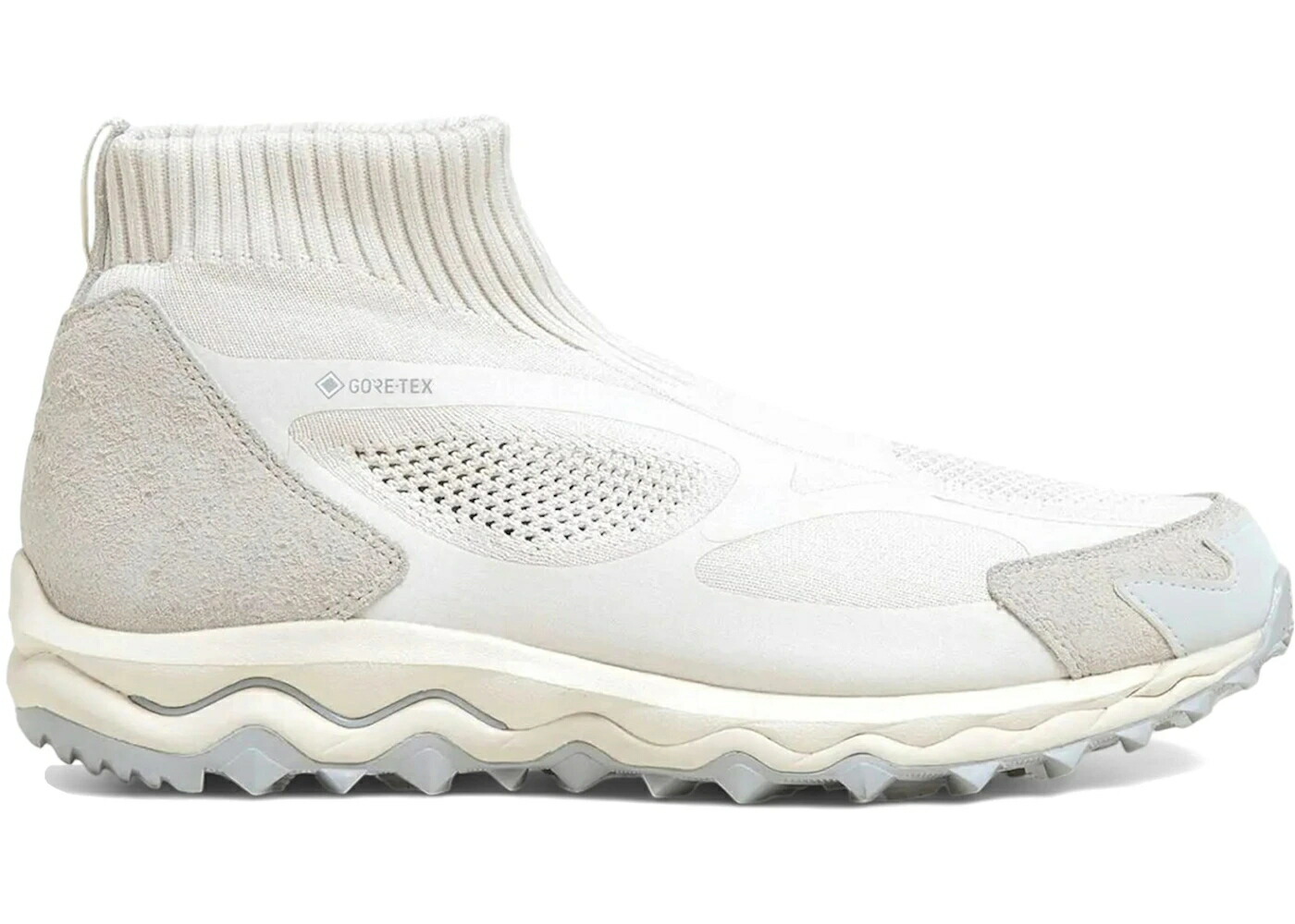 ミズノ ウェーブ ウェイブ ミッド ゴアテックス 白色 ホワイト スニーカー メンズ MIZUNO WAVE MUJIN TL MID GORE-TEX NONNATIVE OFF WHITE / OFF WHITE