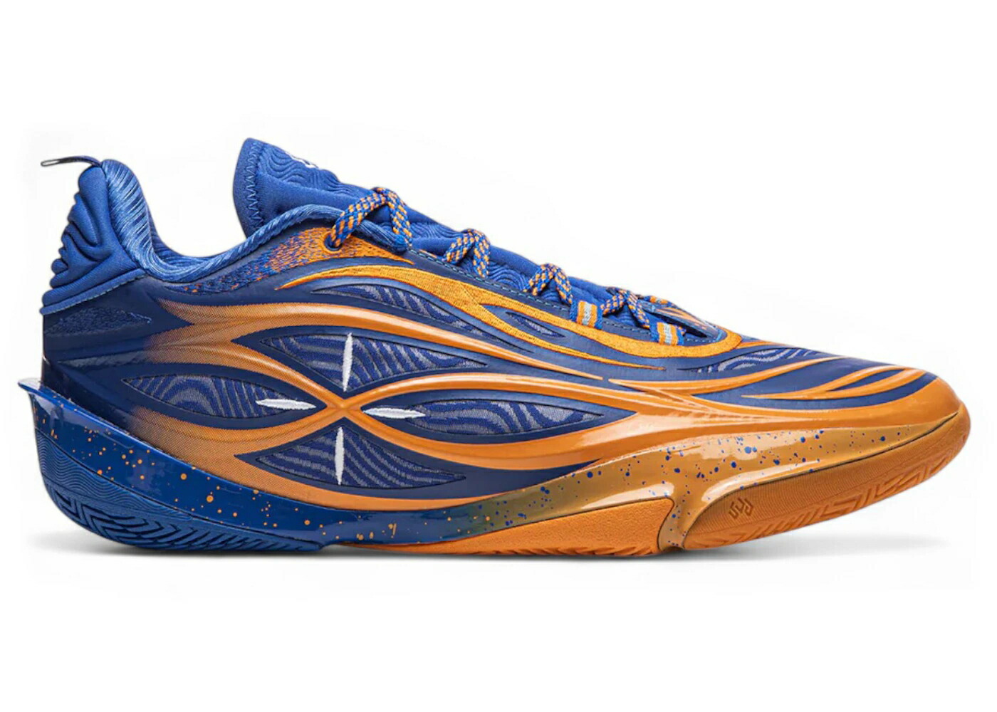 リーニン ウェイド ウルトラ 青色 ブルー 橙 オレンジ スニーカー メンズ LI-NING WAY OF WADE 808 5 ULTRA V2 JAYFLOW / BLUE ORANGE