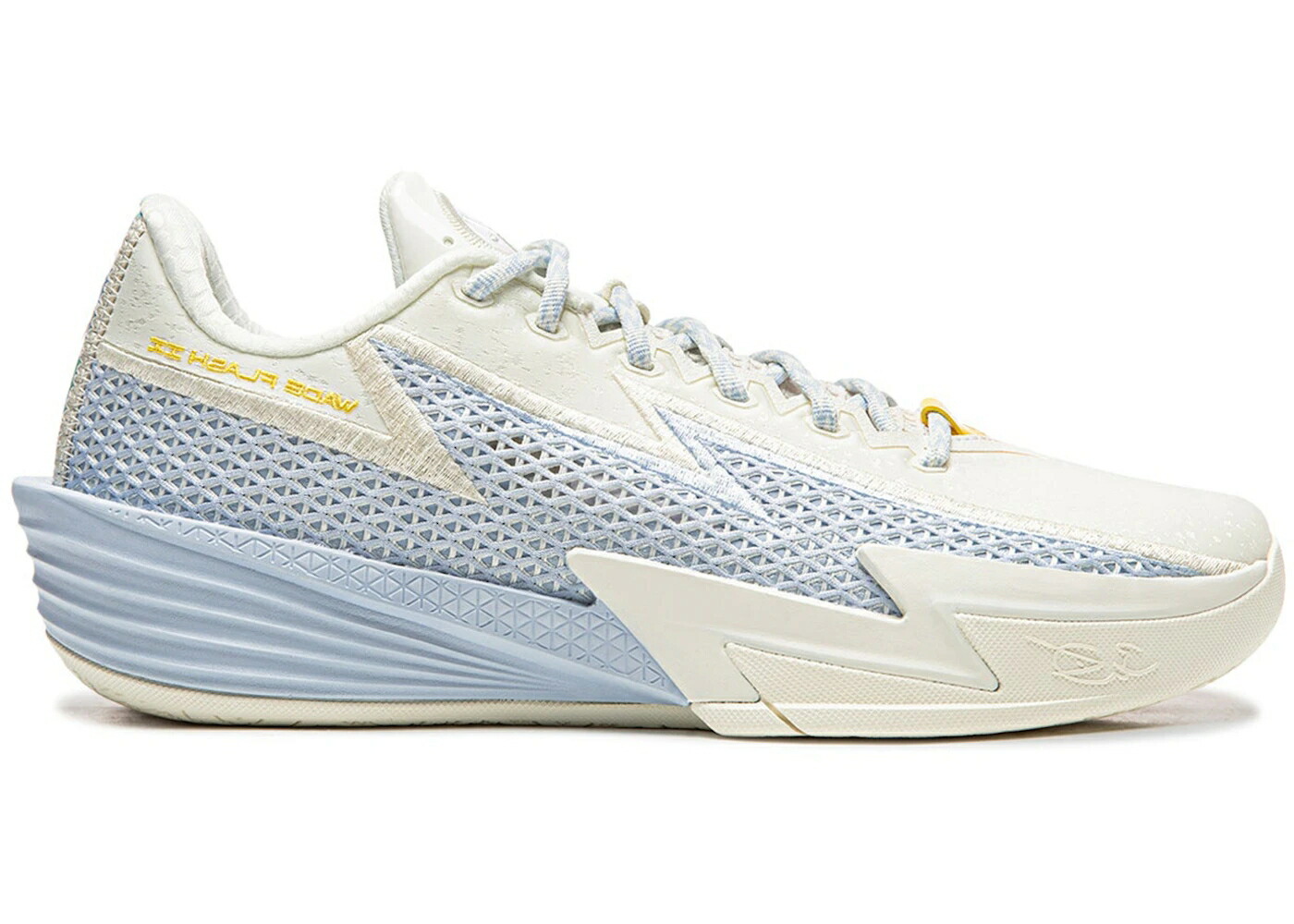 リーニン ウェイド 白色 ホワイト 青色 ブルー 黄色 イエロー スニーカー メンズ LI-NING WAY OF WADE FLASH 2 ICE BLOOD / WHITE LIGHT BLUE YELLOW
