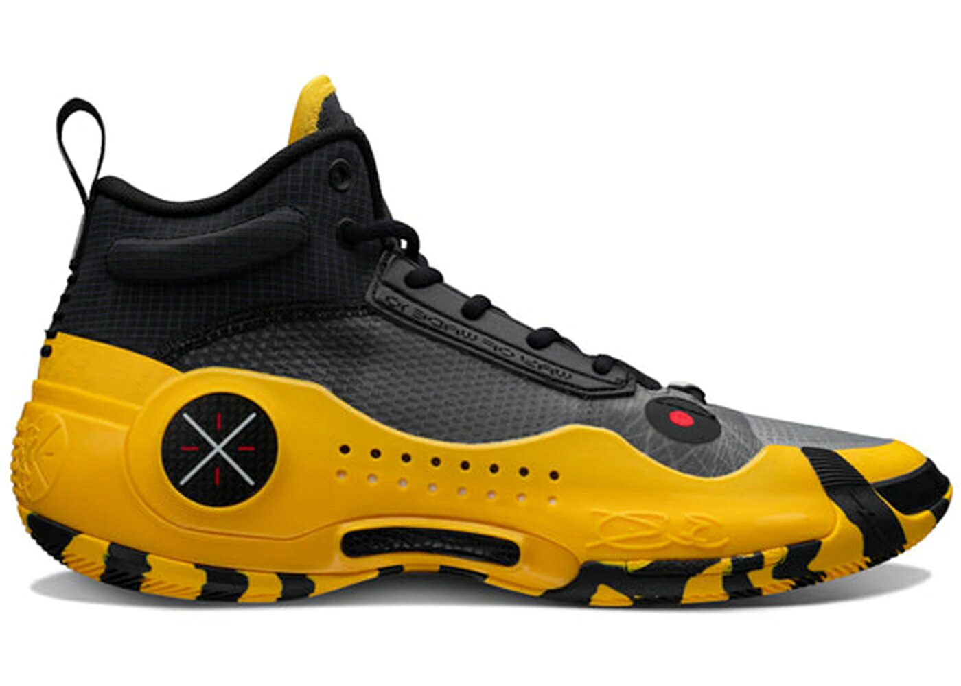 リーニン ウェイド 黒いこと 黒いこと 黄味がかった 黄色 スニーカー メンズ LI-NING WAY OF WADE 10 CAUTION / BLACK YELLOW