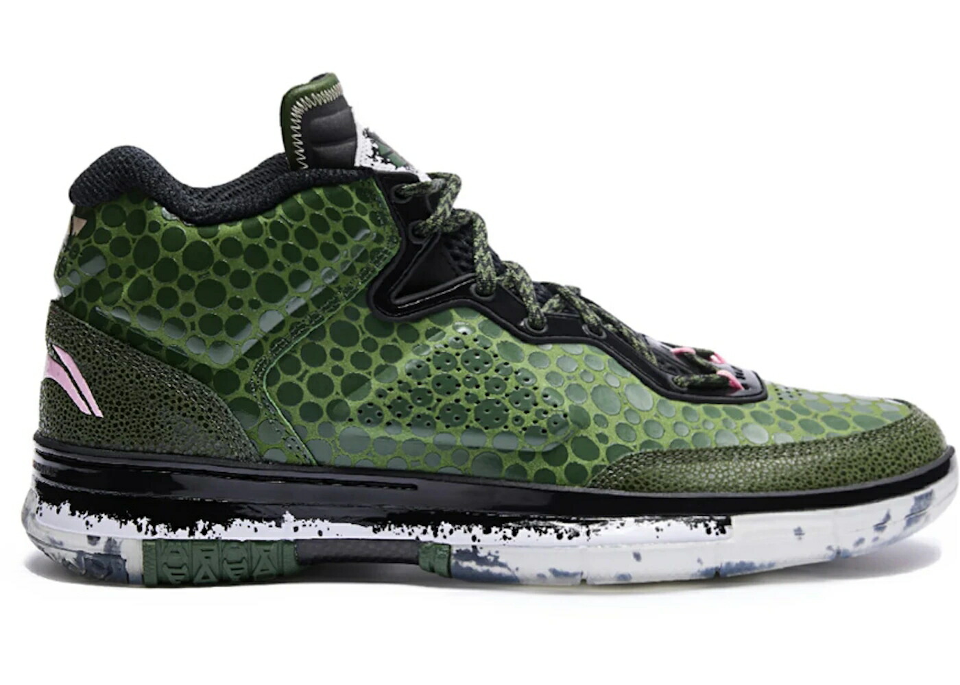 リーニン ウェイド 緑 グリーン 白色 ホワイト 黒色 ブラック スニーカー メンズ LI-NING WAY OF WADE 1 GREEN STINGRAY / GREEN WHITE BLACK