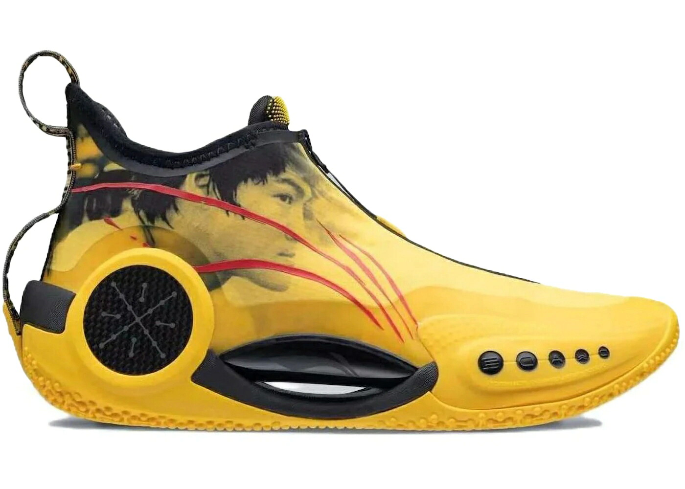 リーニン ウェイド 黄味がかった 黄色 黒いこと 黒いこと スニーカー メンズ LI-NING WAY OF WADE 9 BRUCE LEE / YELLOW BLACK