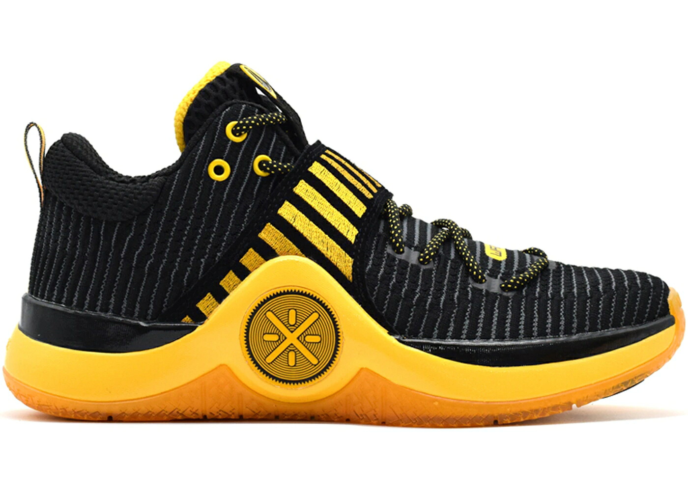 リーニン ウェイド 黒いこと 黒いこと 黄味がかった 黄色 スニーカー メンズ LI-NING WAY OF WADE 6 CAUTION / BLACK YELLOW