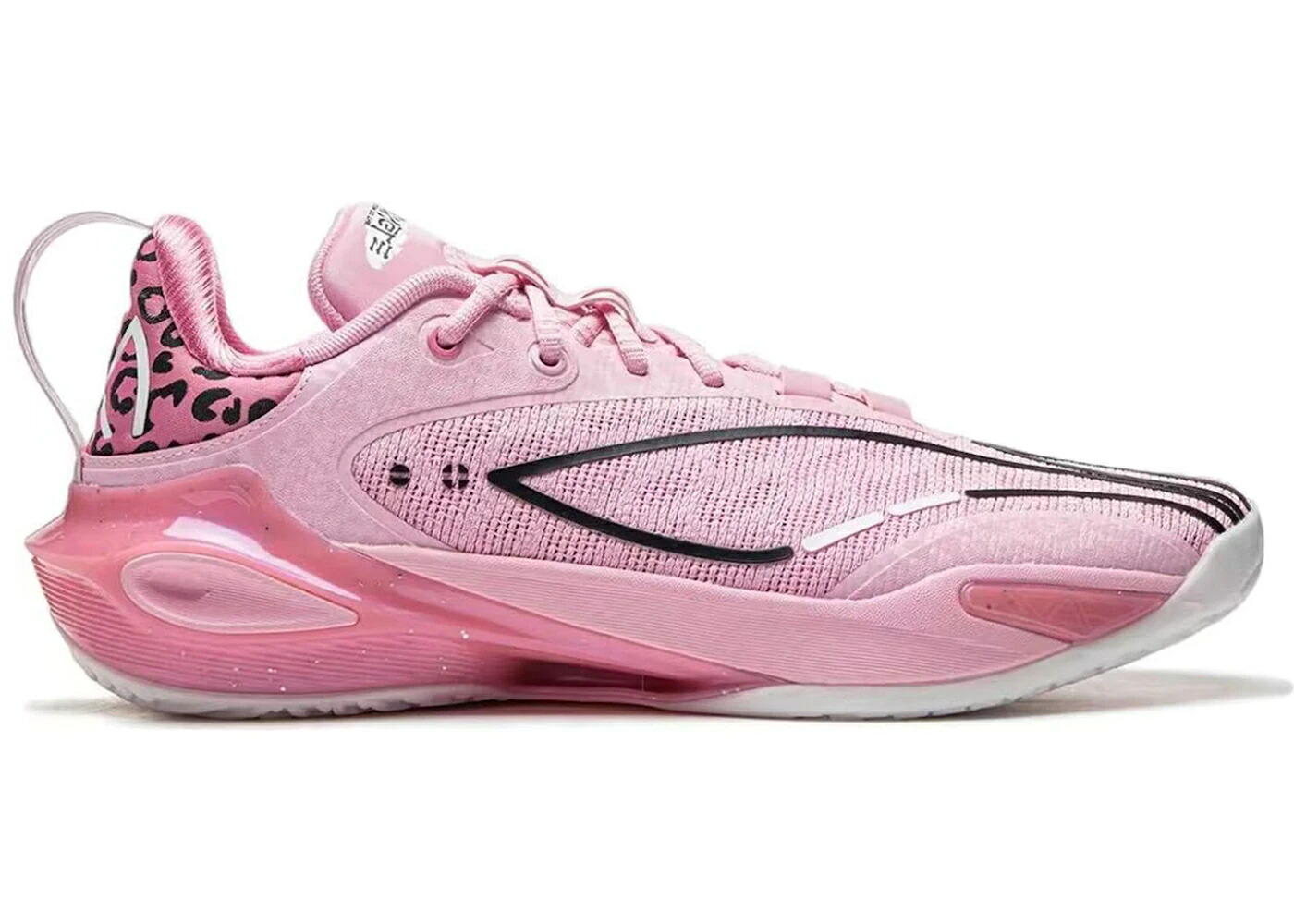 リーニン スピード ピンク 黒色 ブラック スニーカー メンズ LI-NING SPEED 11 LOW JUNGLE KING / PINK BLACK