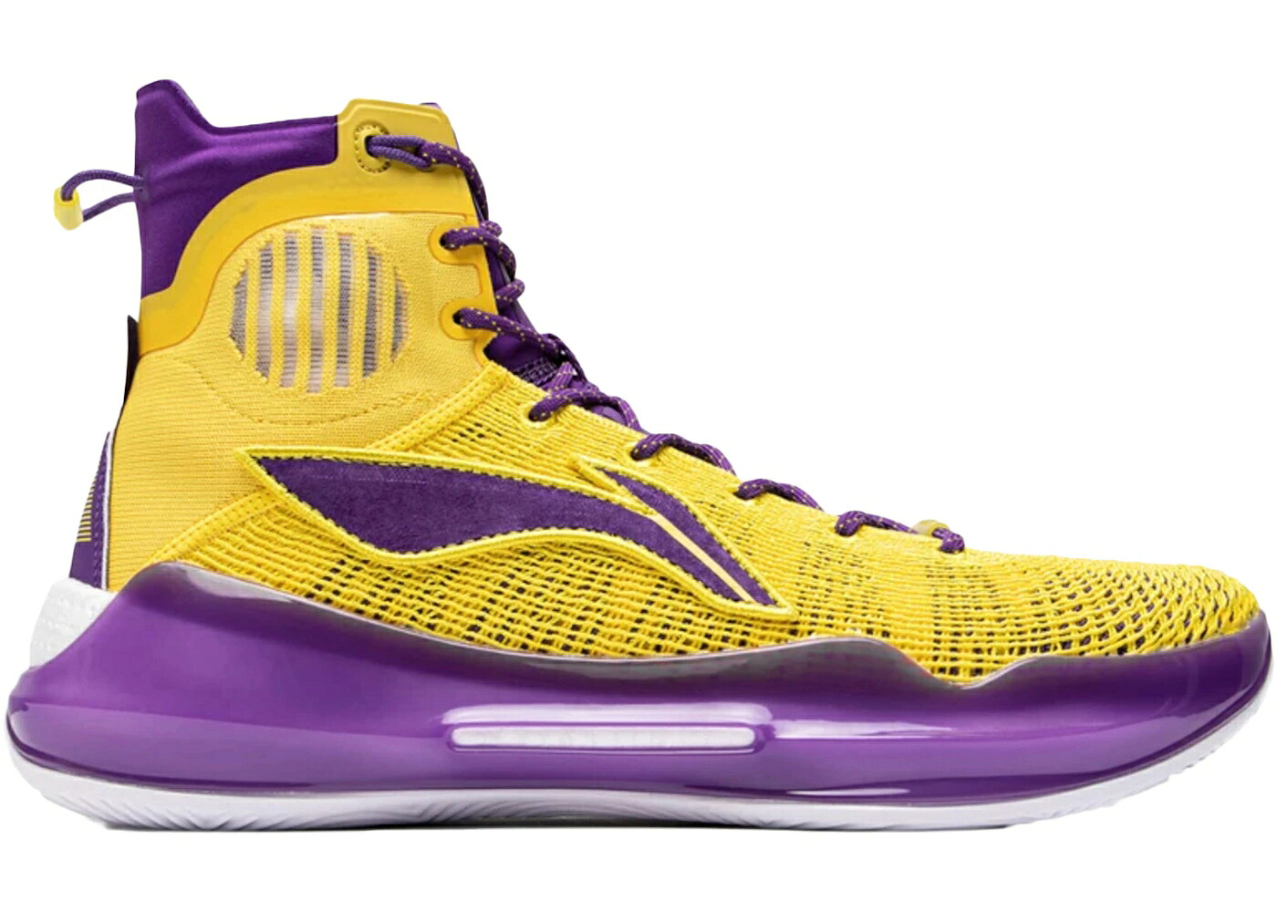 リーニン サー青少年 レイカーズ 黄味がかった 黄色 紫 パープル スニーカー メンズ LI-NING YUSHUAI 13 LAKERS / YELLOW PURPLE