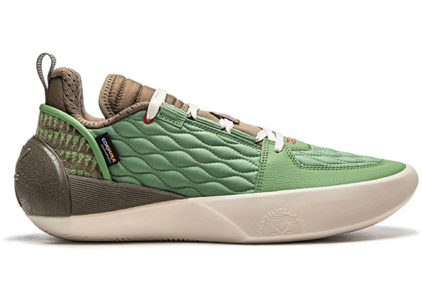 リーニン ウェイド シティ 緑 グリーン 茶色 ブラウン スニーカー メンズ LI-NING WAY OF WADE ALL CITY 12 ENCORE VETERANS DAY / GREEN BROWN