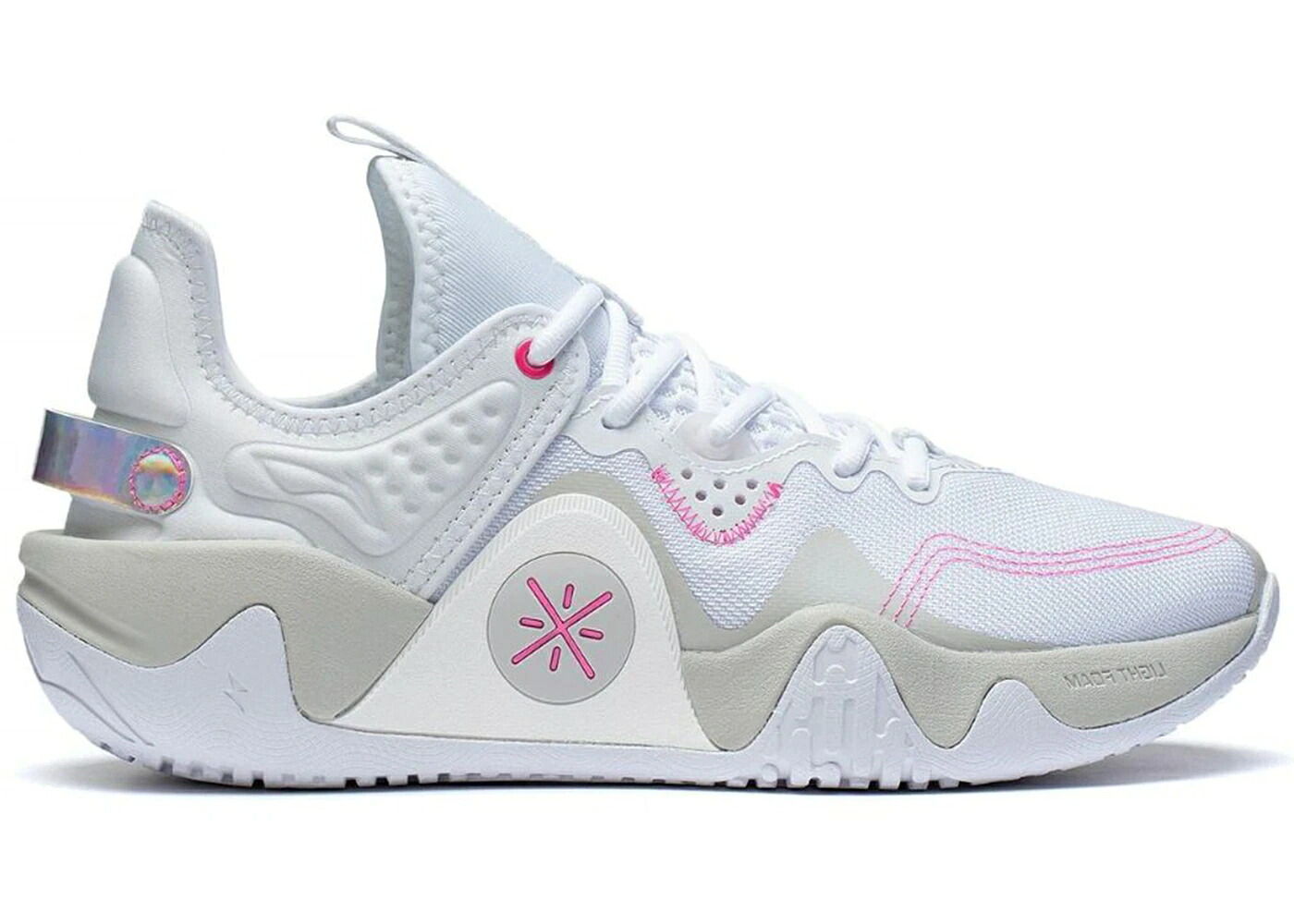 リーニン ウェイド 白色 ホワイト ピンク スニーカー メンズ LI-NING WADE ICE BLOOD V2 305 / WHITE PINK｜スニケス 32,175円