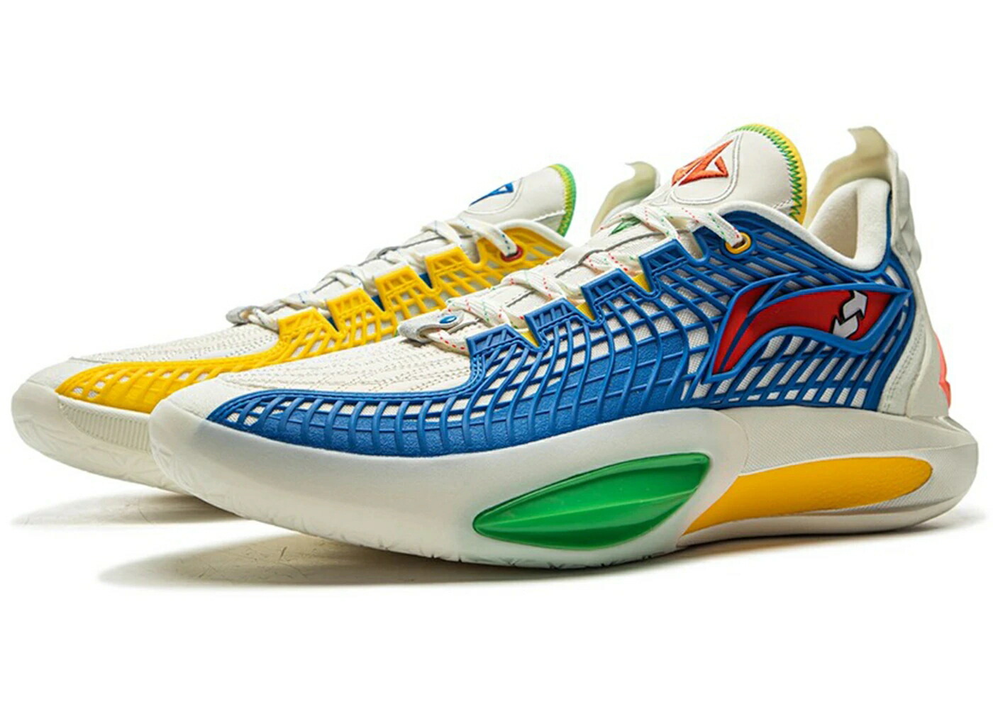 リーニン バトラー 白色 ホワイト 青色 ブルー 赤 レッド スニーカー メンズ LI-NING JIMMY BUTLER 3 CARD PLAYER / WHITE BLUE RED|スニケス