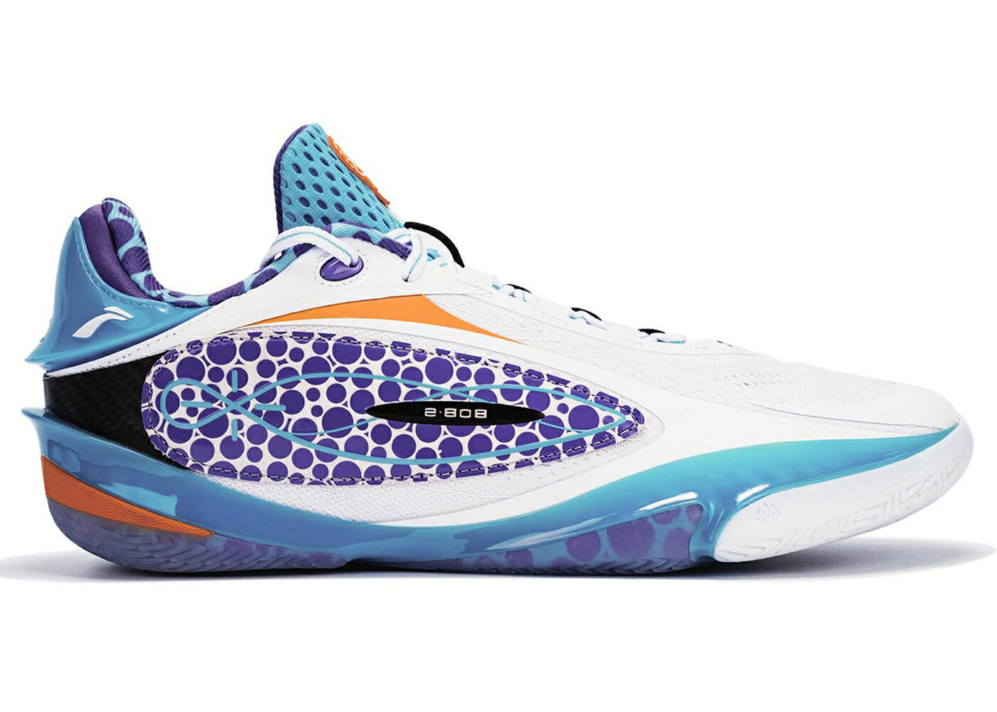 リーニン ウェイド ウルトラ 白いこと 白いこと アクア 紫 パープル スニーカー メンズ LI-NING WADE 808 5 ULTRA STINGRAY / WHITE AQUA PURPLE