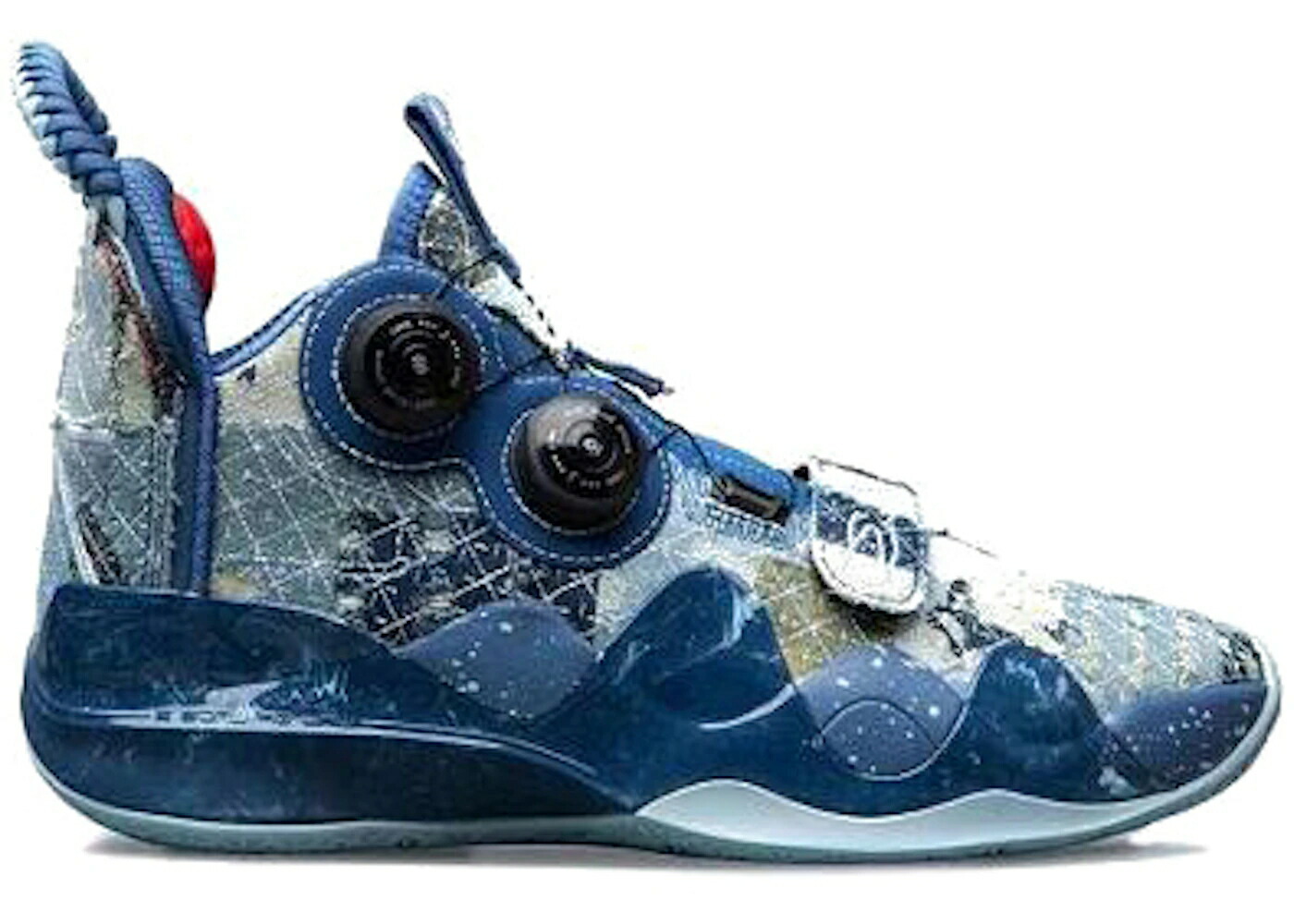 リーニン ウェイド 紺色 ネイビー 青色 ブルー デニム スニーカー メンズ LI-NING WAY OF WADE 8 INFINITE MOMENT / NAVY BLUE DENIM