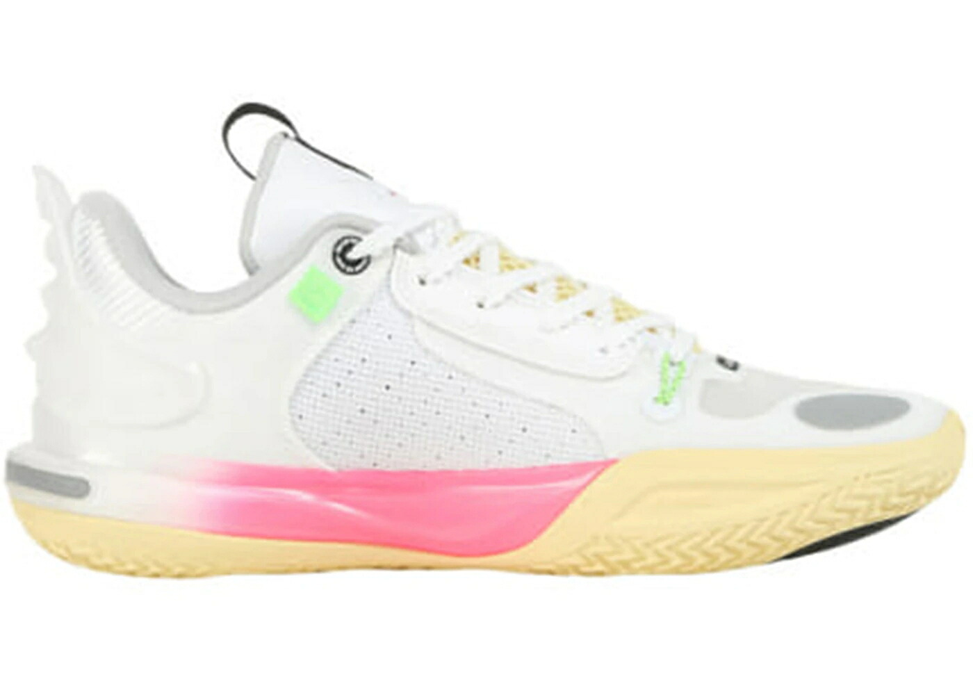 リーニン ウェイド シティ 白色 ホワイト ピンク 橙 オレンジ 緑 グリーン スニーカー メンズ LI-NING WADE ALL CITY 11 BLOSSOM / WHITE PINK ORANGE GREEN｜スニケス