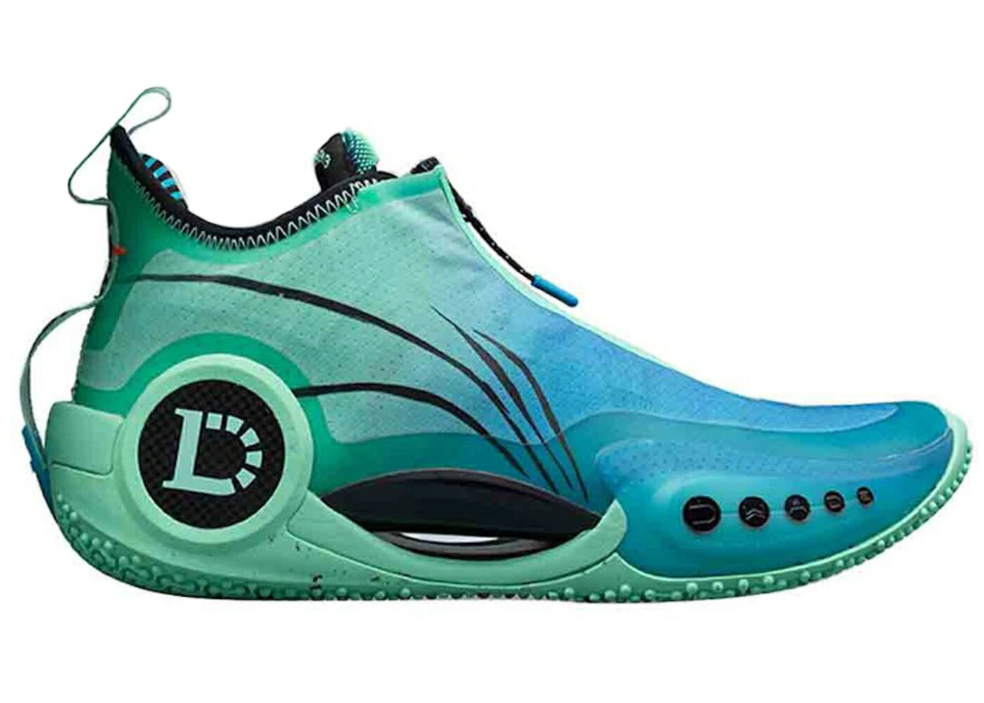 リーニン ウェイド 緑 緑であること アクア スニーカー メンズ LI-NING WAY OF WADE 9 ICE BLOOD / ICE GREEN AQUA