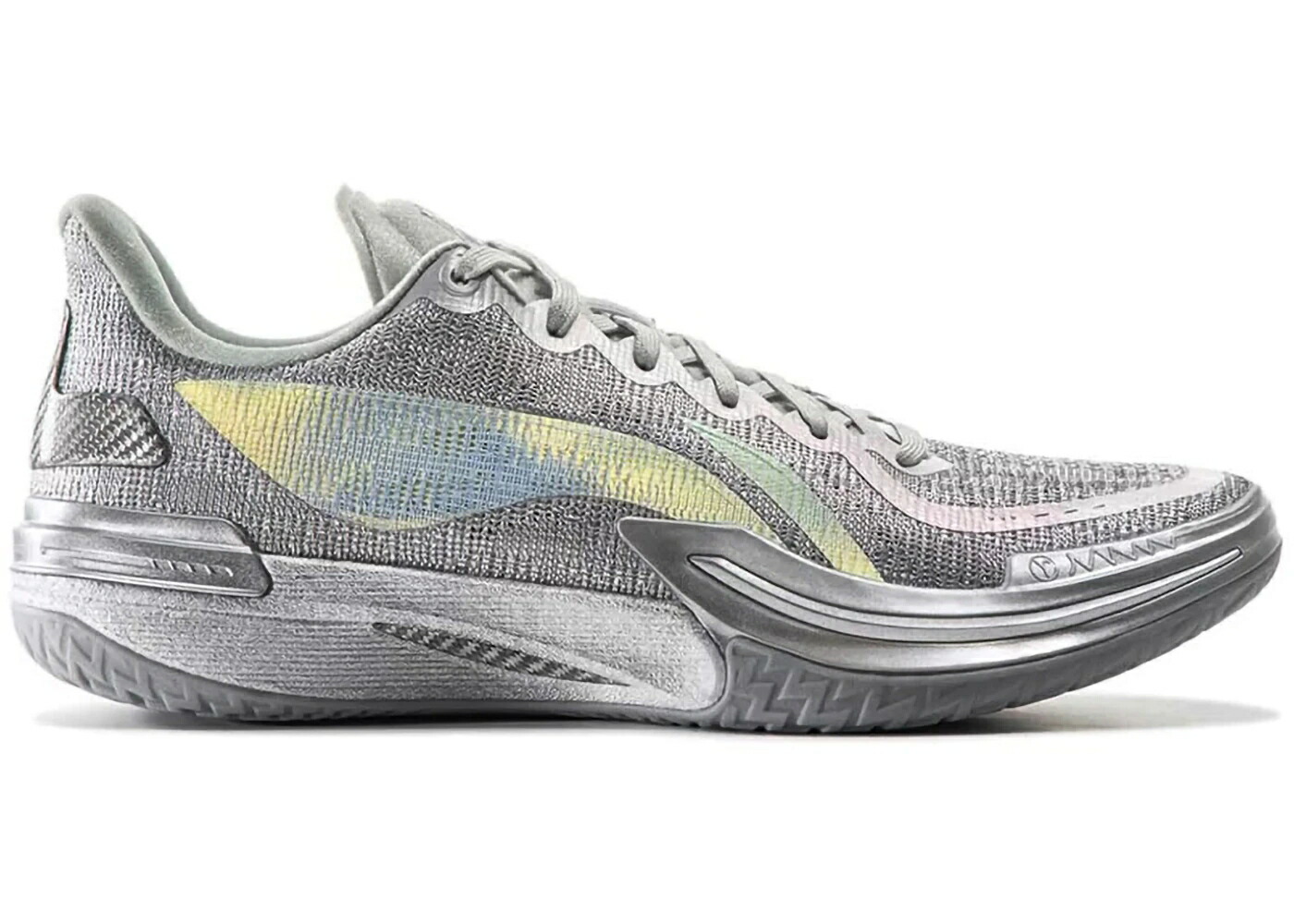 リーニン しろがね色 しろがね色 スニーカー メンズ LI-NING GAMMA 1 SILVER TOAD / SILVER TOAD