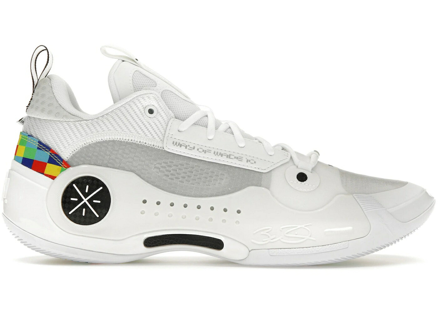 リーニン ウェイド 白いこと 白いこと スニーカー メンズ LI-NING WAY OF WADE 10 LOW PIXEL / WHITE MULTI