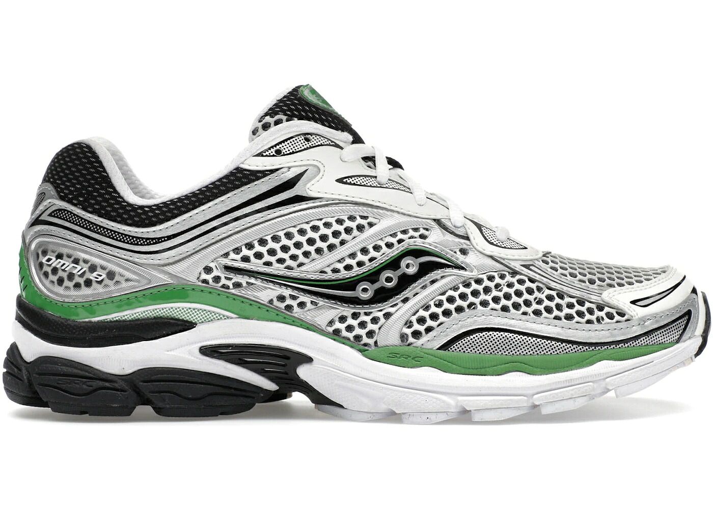 サッカニー しろがね色 しろがね色 緑 緑であること スニーカー メンズ SAUCONY PROGRID OMNI 9 SILVER GREEN / SILVER GREEN