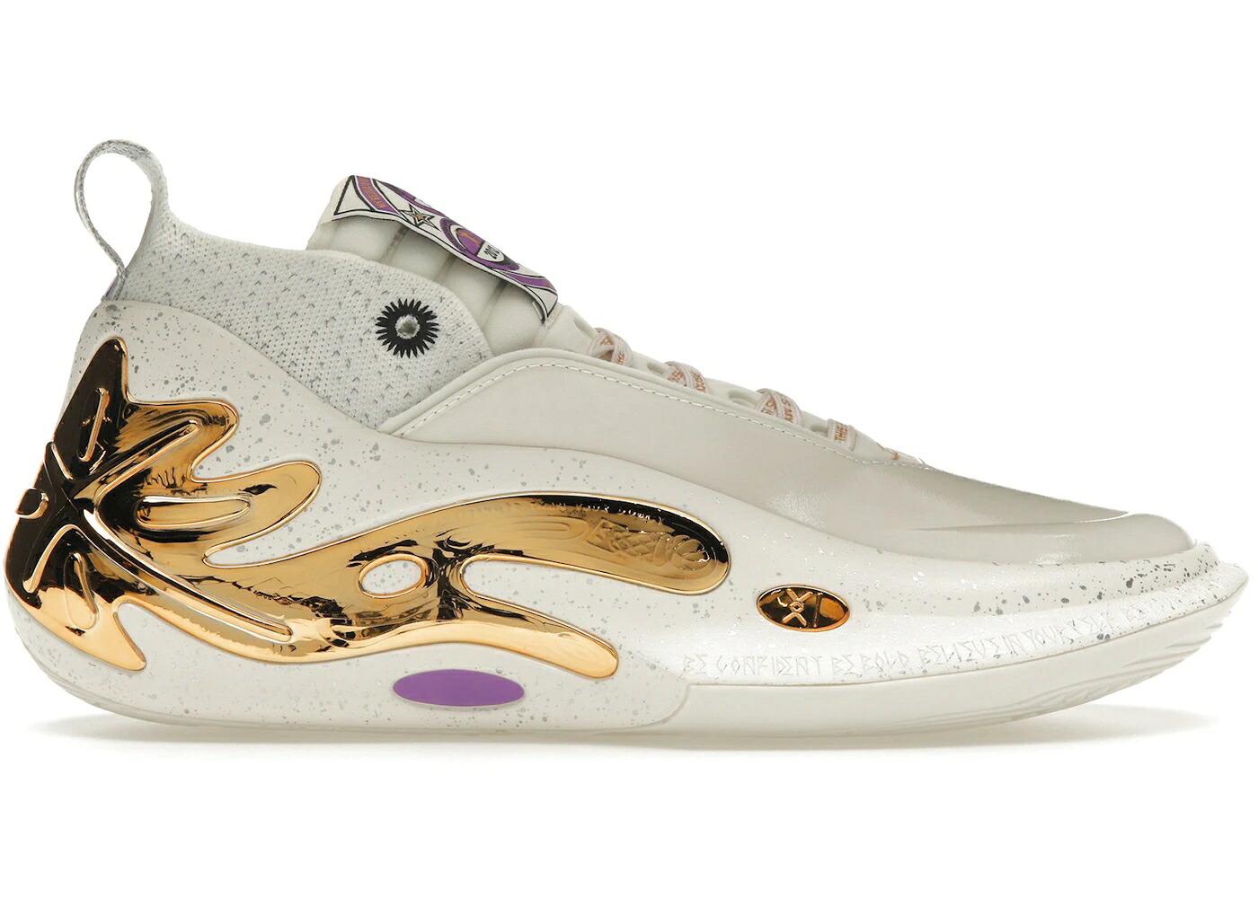 リーニン ウェイド 白いこと 白いこと ゴールド スニーカー メンズ LI-NING WAY OF WADE 11 STATUE / WHITE GOLD