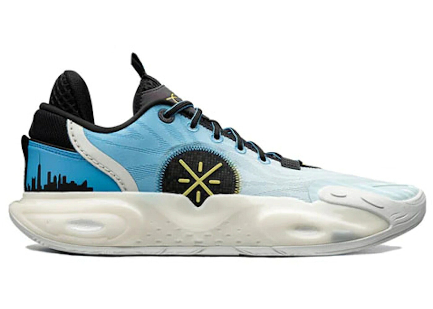 リーニン ウェイド シティ 青色 ブルー 白色 ホワイト 黄色 イエロー スニーカー メンズ LI-NING WADE ALL CITY 12 SKYLINE / BLUE WHITE YELLOW|スニケス