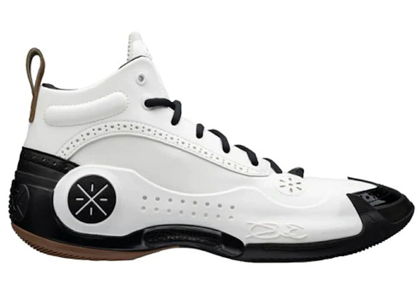 リーニン ウェイド 白色 ホワイト 黒色 ブラック スニーカー メンズ LI-NING WAY OF WADE 10 GENTLEMAN / WHITE BLACK