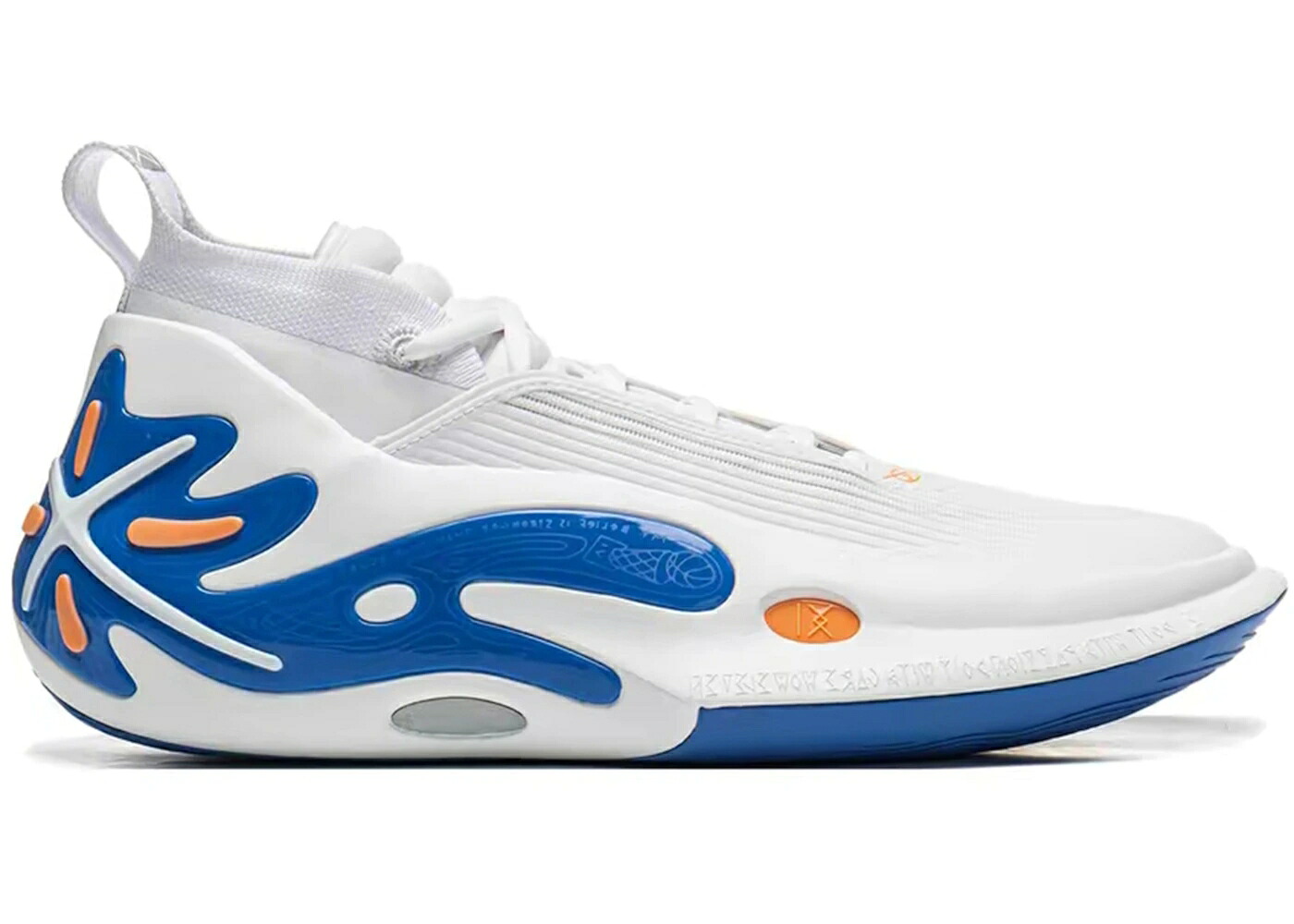 リーニン ウェイド 白色 ホワイト 青色 ブルー 橙 オレンジ スニーカー メンズ LI-NING WAY OF WADE 11 DRAFT DAY / WHITE BLUE ORANGE