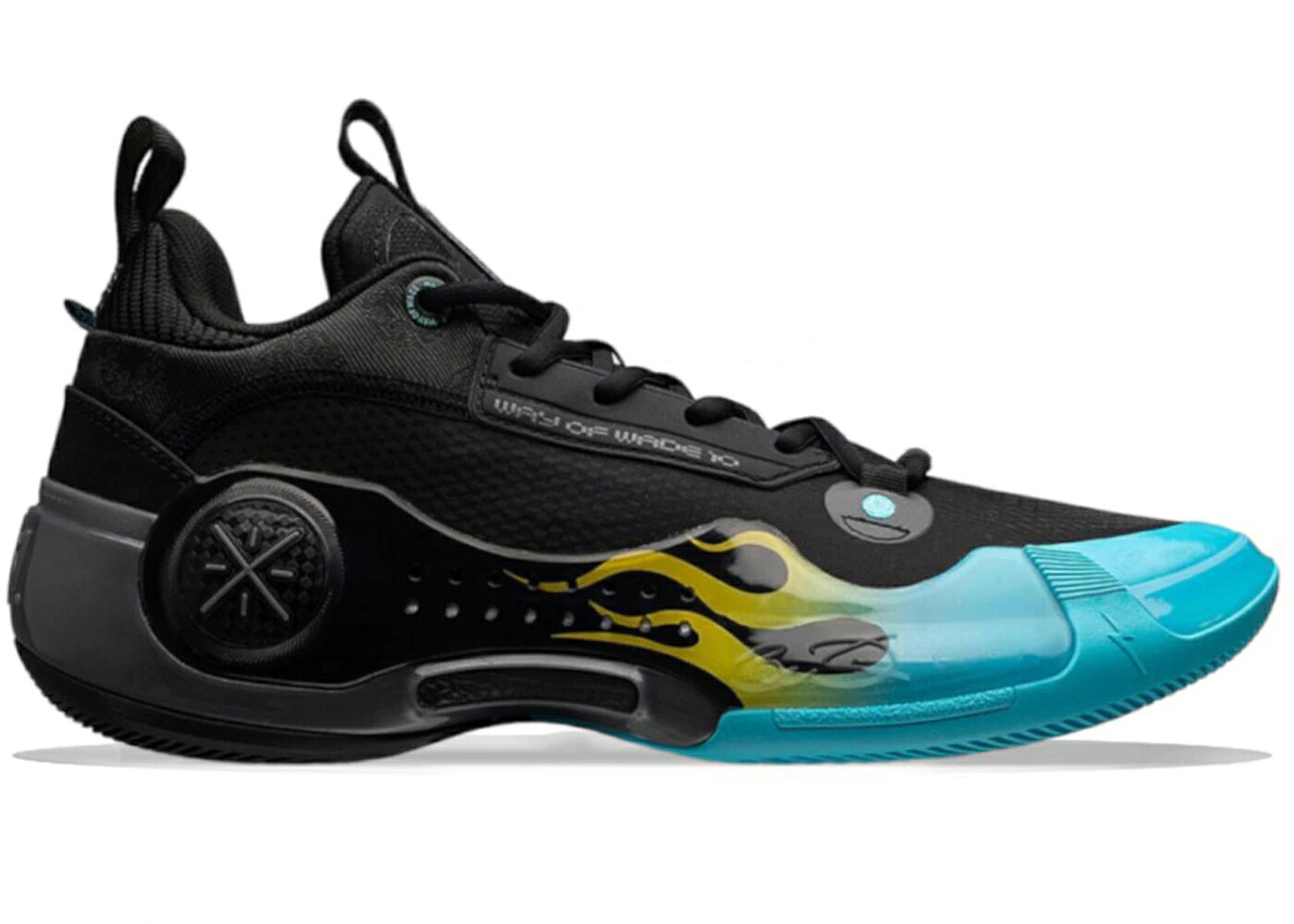 リーニン ウェイド 火の手 青味 青み スニーカー メンズ LI-NING WAY OF WADE 10 LOW WIND AND FIRE / CRYSTAL BLUE