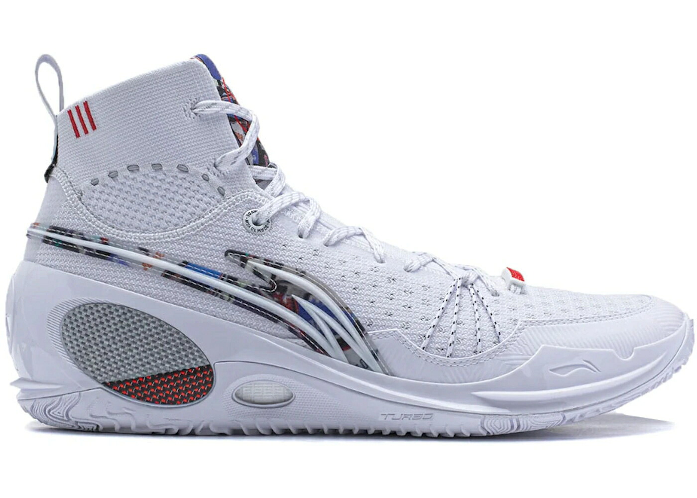リーニン ウェイド ウルトラ 白色 ホワイト スニーカー メンズ LI-NING WAY OF WADE 808 ULTRA V2 TOUR / WHITE MULTICOLOR|スニケス