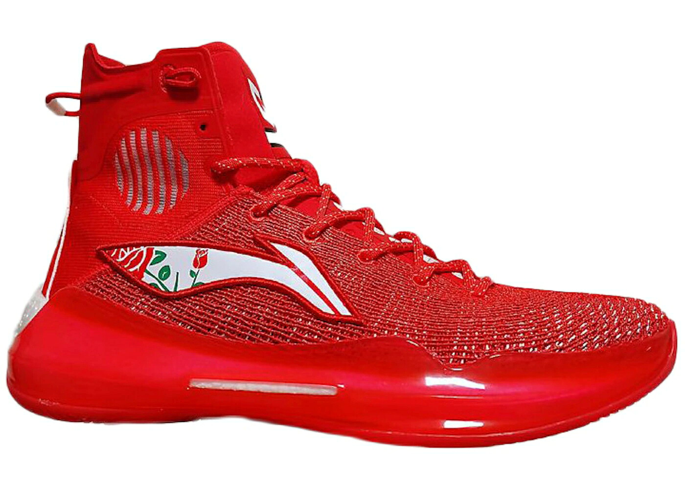 リーニン サーティーン ローズ シティ 赤 レッド 白色 ホワイト スニーカー メンズ LI-NING YUSHUAI 13 ROSE CITY / RED WHITE