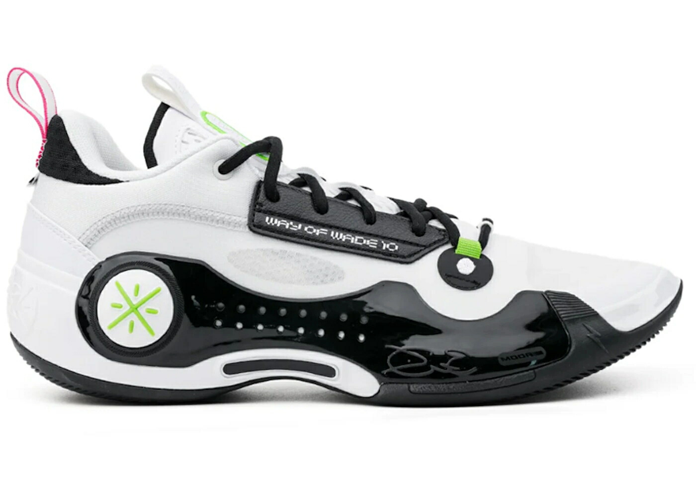 リーニン ウェイド 白いこと 白いこと 黒いこと 黒いこと スニーカー メンズ LI-NING WAY OF WADE 10 LOW PANDA / WHITE BLACK