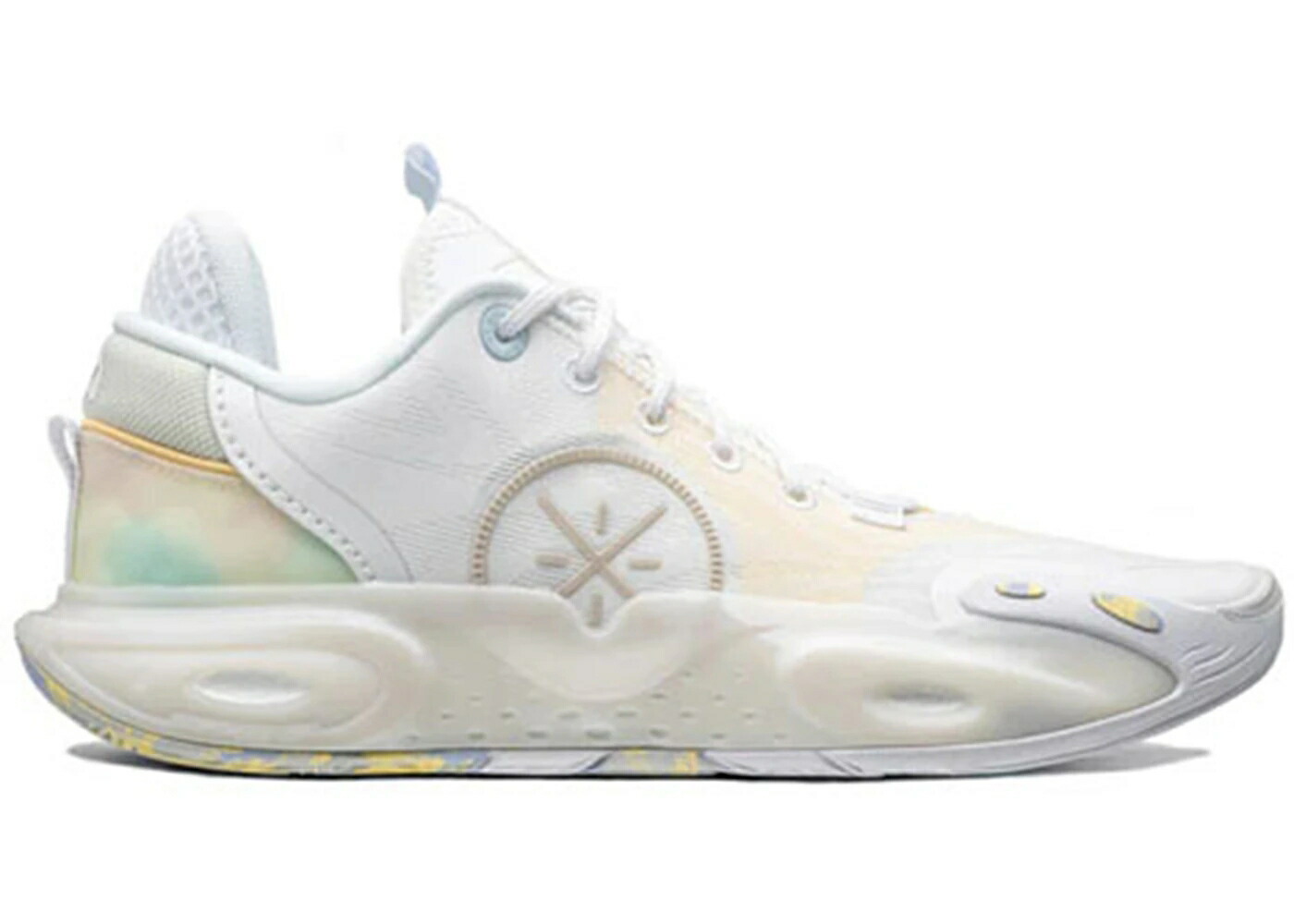 リーニン ウェイド シティ 白色 ホワイト 黄色 イエロー 青色 ブルー スニーカー メンズ LI-NING WADE ALL CITY 12 AURORA / WHITE YELLOW BLUE