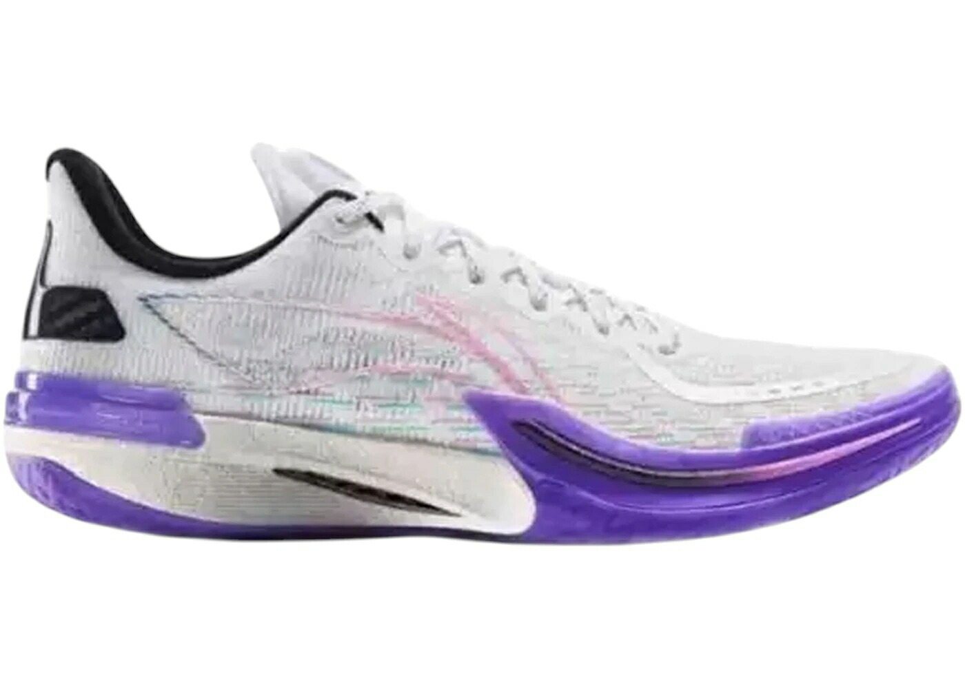 リーニン 白いこと 白いこと 紫 パープル スニーカー メンズ LI-NING GAMMA 1 METEOR SHOWER / WHITE PURPLE