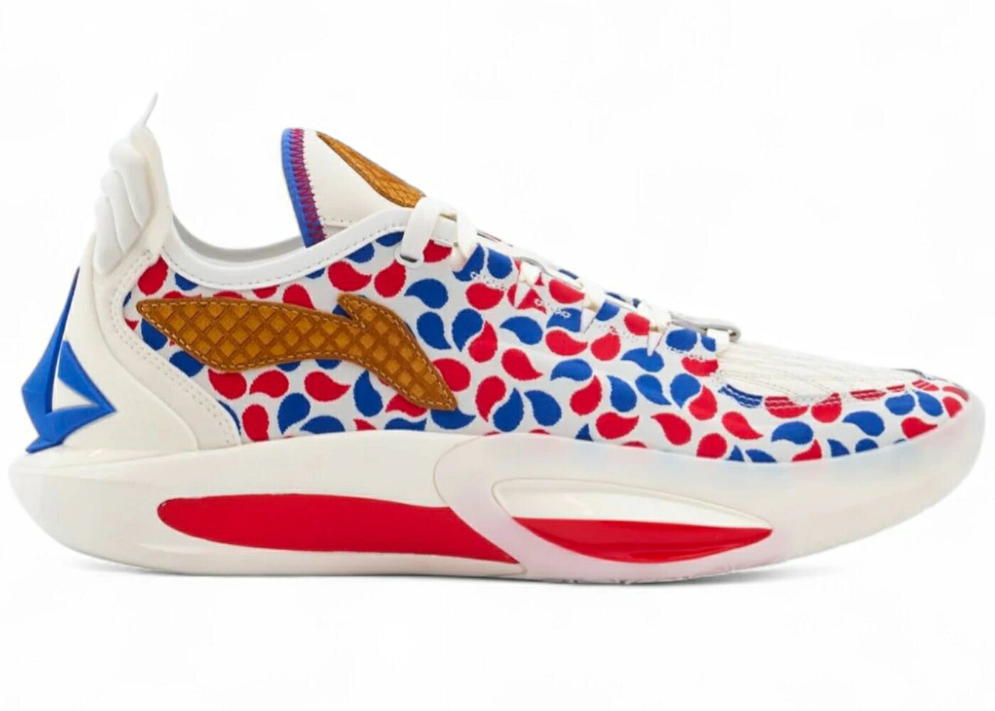 リーニン 皮膚軟化剤 白いこと 白いこと 青み 青色 赤 赤いこと クリーム スニーカー メンズ LI-NING JIMMY BULTER JB3 ICE CREAM TRUCK (HONG KONG EXCLUSIVE) / WHITE BLUE RED