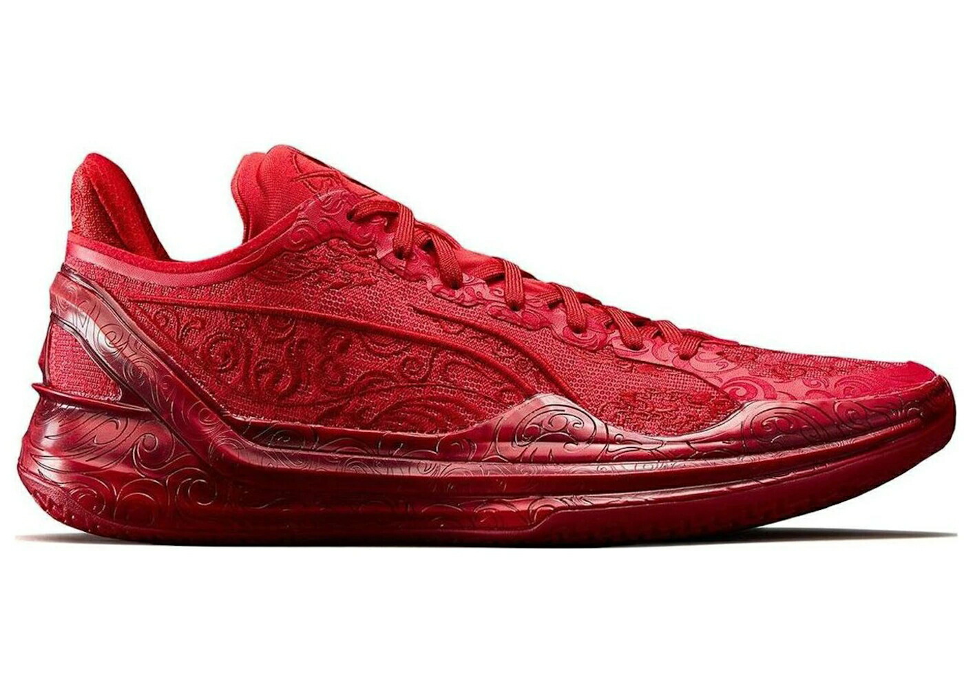 リーニン 赤 赤いこと スニーカー メンズ LI-NING LIREN 4 V2 LOW ROUGE TENDER / RED RED