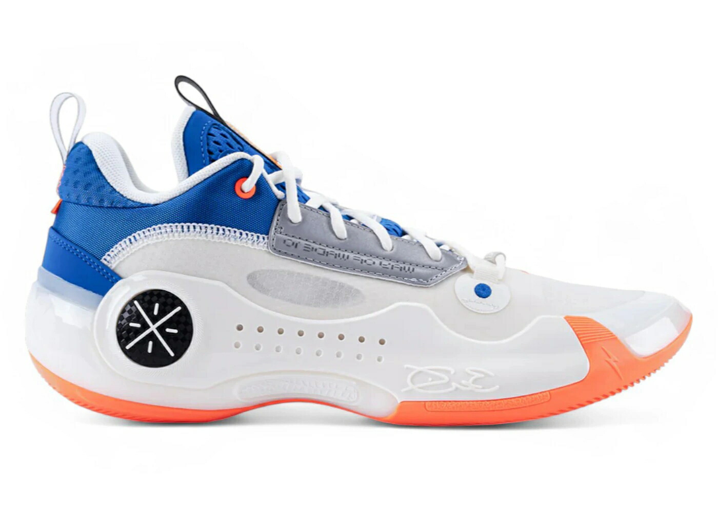 リーニン ウェイド 白色 ホワイト 青色 ブルー スニーカー メンズ LI-NING WAY OF WADE 10 LOW DRAFT DAY / WHITE ROYAL BLUE
