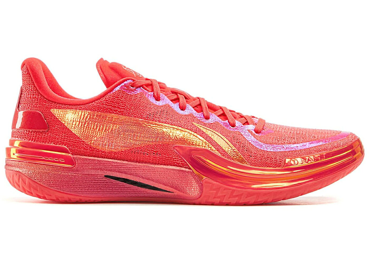 リーニン 赤 赤いこと ゴールド スニーカー メンズ LI-NING GAMMA 1 RED SPRITE CNY / RED METALLIC GOLD