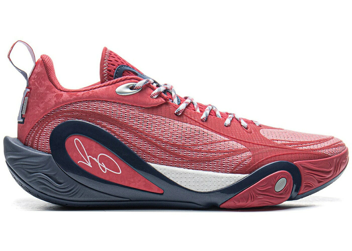 リーニン ウェイド ラッセル 活動力 赤 赤いこと 紺色 米国海軍 D\u0027ANGELO スニーカー メンズ LI-NING WAY OF WADE RUSSELL DLO 1 ENERGY DRINK / RED NAVY