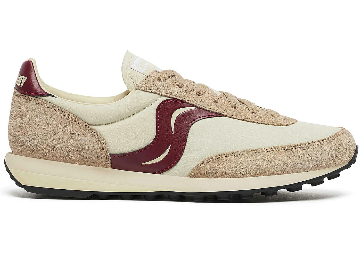 サッカニー 調教師 ベージュ ぶどう酒色 バーガンディー スニーカー メンズ SAUCONY TRAINER 80 ORIGINAL BEIGE BURGUNDY / BEIGE BURGUNDY