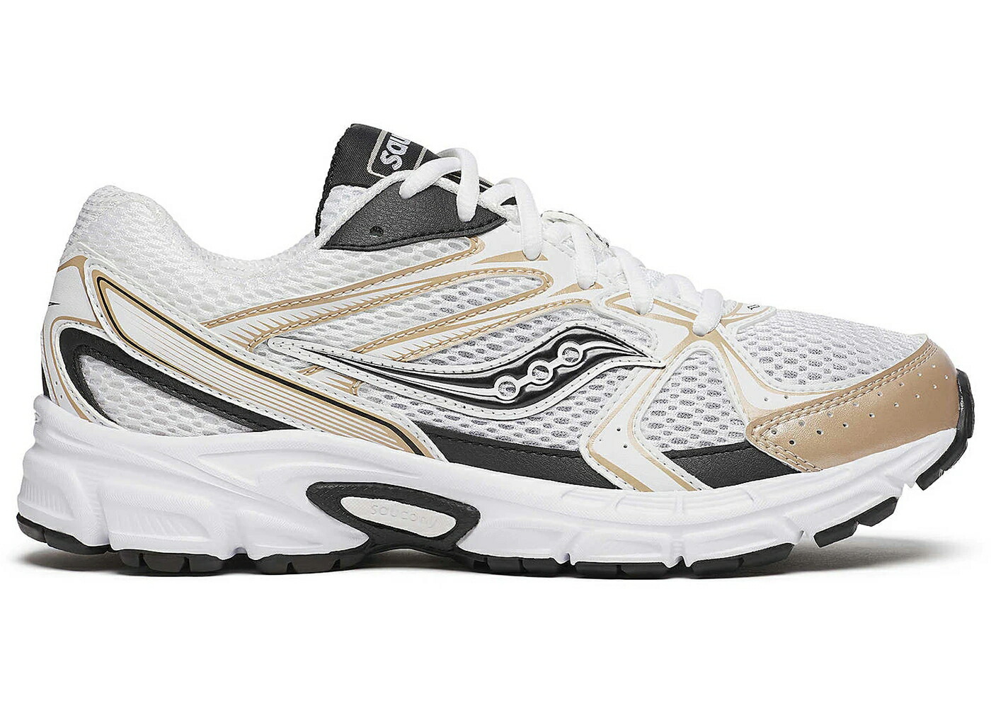 サッカニー 白いこと 白いこと ゴールド 黒いこと 黒いこと スニーカー メンズ SAUCONY RIDE MILLENNIUM WHITE GOLD BLACK / WHITE GOLD BLACK