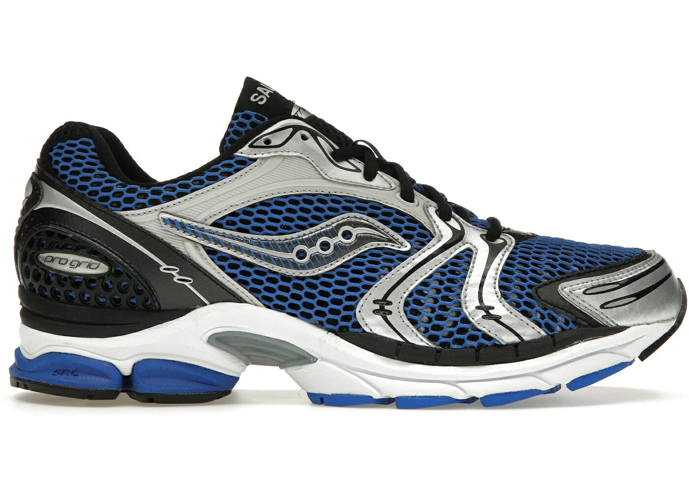 サッカニー 青み 青色 しろがね色 しろがね色 スニーカー メンズ SAUCONY PROGRID TRIUMPH 4 BLUE SILVER / BLUE SILVER